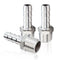 Joywayus 3/8" Barb Hose ID x 1/2" Male NPT Stainless Steel Barb Fitting Connector, Pack of 3