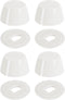 uxcell 4Pcs Toilet Bolt Caps, 20mm/0.79" Plastic Push-On Toilet Seat Floor Bolts