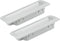 Recessed Flush Pull Handle (110x37x16mm), 2Pcs Plastic Rectangular Inset Hidden Handles for Cupboard Door Drawer