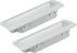 Recessed Flush Pull Handle (110x37x16mm), 2Pcs Plastic Rectangular Inset Hidden Handles for Cupboard Door Drawer