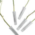 40-Pack Plastic Floral Water Tubes - Clear Florist-Grade Stem Holders for Hydration, Flower Arrangements Supplies