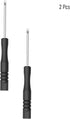 2PCS 3mm 3.15"(80mm) Mini Slotted Screwdriver, Flat Head for Watch Eyeglasses Electronics Toy Repair, Non-magnetic