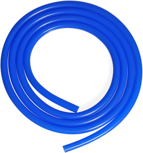 QuQuyi 5/32" ID x 1/4" OD Blue Silicone Vacuum Tubing Hose, High Temperature Food Grade, 9.84ft Length