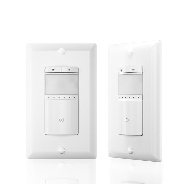 ECOELER Motion Sensor Dimmer Switch, Dimmer Electrical Light Switches with Occupancy Sensor,