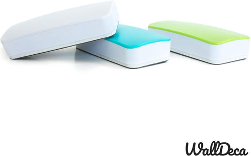 WallDeca Magnetic Premium Whiteboard Eraser - Felt Bottom Surface, Dry Erase Board Cleaner for All Surfaces