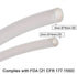 PTFE Teflon Tubing 5ft, 2mm ID X 4mm OD for 1.75 Filament Bowden 3D Printer, Allen Tech