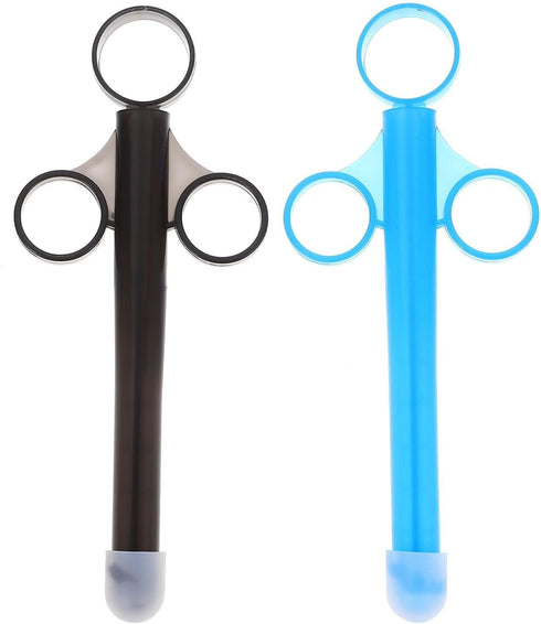 2Pcs 1 16.5X6.8CM Healifty Oil Syringe Douche Cleaner: Personal Lubricant Applicator Anal Vagina Cleaning Kit Reusable