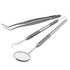 NYGEARZZ Dental Examination Tools Kit - 3-Piece Oral Care Set with German Stainless