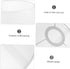 E27 12-Inch iplusmile Round Fabric Lamp Shade for Living Room and Bedroom Base Compatible Floor Lamp Decorative Design