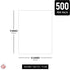 8.5 11" 20lb 50lb 75GSM 500 Pack Pastel Color Paper Great for Arts and Crafts and Stationery Printing x (Letter Size)