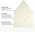 LUXPaper 4Bar A1 Contour Flap Invitation Envelopes, Natural, 50 Qty