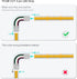 BTF-LIGHTING FCOB 4Pin 10mm Connector Kit, 30pcs Corner Connectors, 30pcs Gapless Solderless Connectors, 10pcs 22AWG