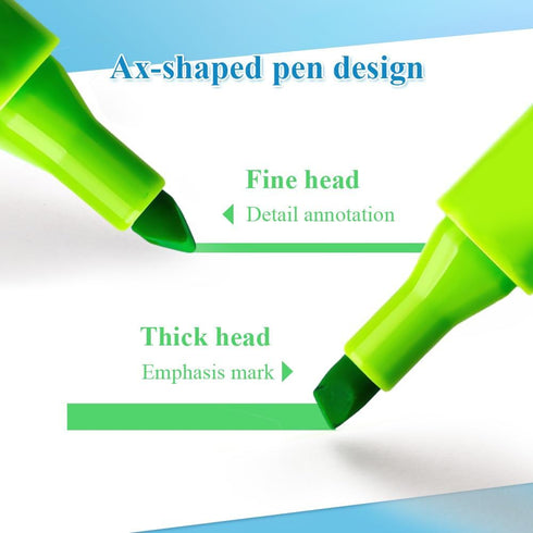 M&G 6 Pcs Cute Highlighters - Multicolor No Bleed Quick Dry Chisel Tip for School, Office, Bible, Notes
