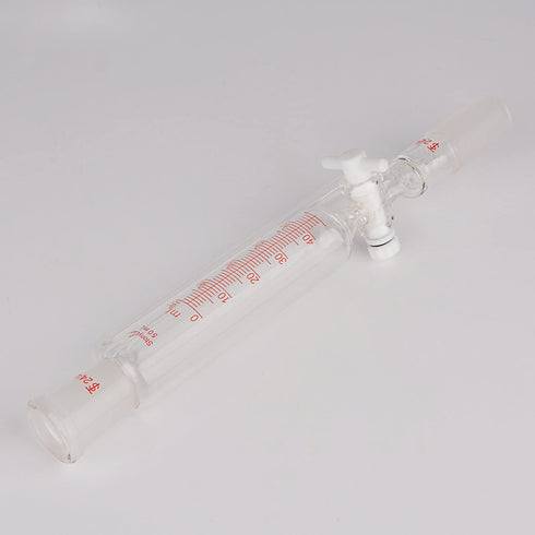 stonylab Pressure Equalizing Graduated Addition Funnel, Borosilicate Glass Dropping Funnel 50 ml with PTFE Stopcock