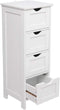 Hikarinowa Single Door Bathroom Cabinet,Freestanding Bathroom Floor Cabinet ,Wooden Floor Cabinet, Side Organizer