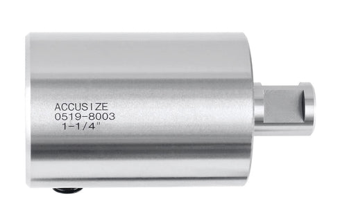 Accusize Industrial Tools 1-1/4'' Weldon Shank to 3/4" Adapter, 0519-8003