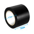 Maveek 2 Rolls Electrical Tape - 2 Inch Silicone Waterproof Repair Insulation Tape, Black and White, Self Adhesive