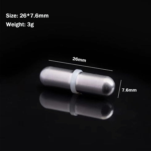 Stainless Steel Magnetic Stir Bar for Self Mixing Coffee Mug, Suitable for Auto Stirring Mug (1 Pcs)