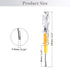 Fielect Voltage Tester Screwdriver, Contact Voltage Tester Pen Light Circuit Tester Voltage Detecter Pen Electric Test Pen Screwdriver 3.5mm Dual Head Slot AC 100-500V