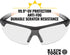 Klein Tools 60159 Safety Glasses, Protective Eyewear, Semi Frame, Scratch Resistant, Anti-Fog, Clear Lens