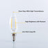 12V Candelabra LED Light Bulb, Low Voltage 25 Watt Equivalent, 12V E12 3000K, 24volt Candelabra Light Bulbs for RV, 6