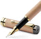 Wordsworth & Black Fountain Pen Set, Luxury Bamboo Wood - Medium Nib, Gift Case; Includes 6 Ink Cartridges & Converter