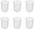 Othmro Measuring Cup, 300ml PP Plastic Graduated Beaker, Transparent, 10pcs