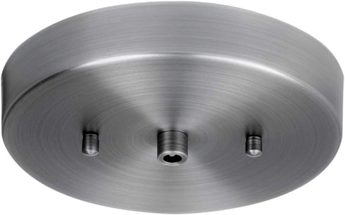 Globe Brushed Nickel Metallic 1 lights Pendant Canopy