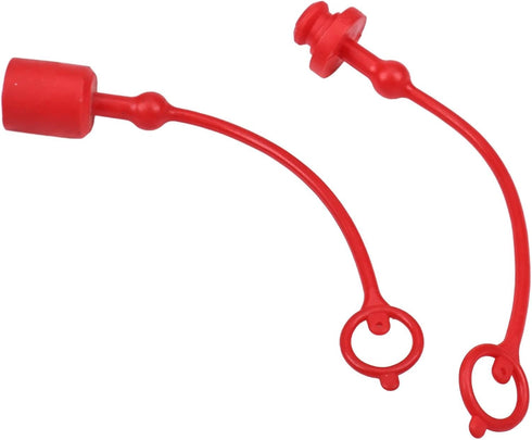 Hydraulic Coupler Kit, 1/4'' ISO-B 5675 7241 AG Male Female Dust Cap and Plug Cover with Red Cap Retention