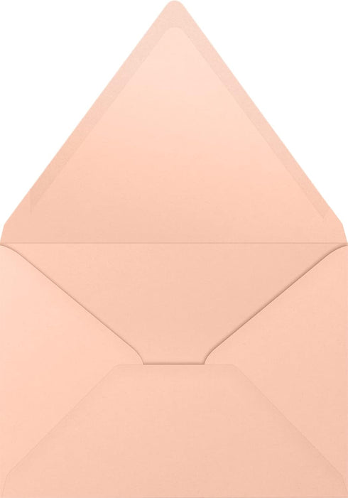 LUXPaper A7 Contour Flap Invitation Envelopes | 5 1/4" x 7 1/4" | Blush Pink | 80lb. Text | 50 Qty by LUXPaper