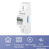 Single Phase Energy Meter, Digital LCD Electric Meter AC 10 to 40A, 120 / 230V Din Rail Watt Meter