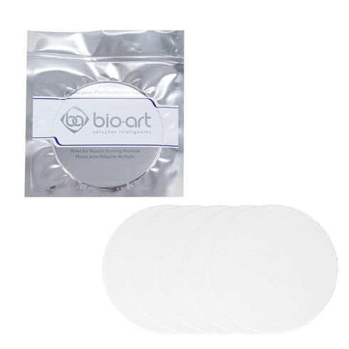 JMU 10pcs Dental Soft Vacuum Forming Splint Sheets Round, 2MM Dental Lab Thermoforming Material f134mm/5.27inch