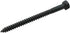 Renovators Supply Manufacturing Lag Bolts, 4 in. Black Zinc Plated Steel Lag Screws, Pack of 10