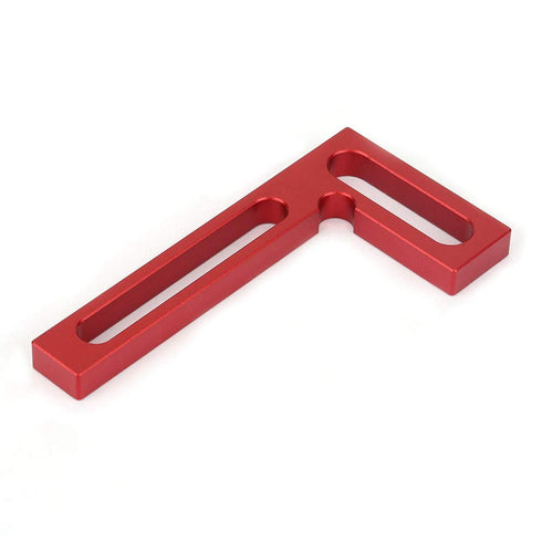 Rectangular 90 Degree Professional Positioning Ruler, Woodworking Clamping Square Measurement Layout Template Tool