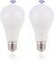 Motion Sensor Light Bulbs, Outdoor 15W (100W Equivalent), 3000K, E26 A21, Dusk to Dawn, Radar Activated, 2 Pack