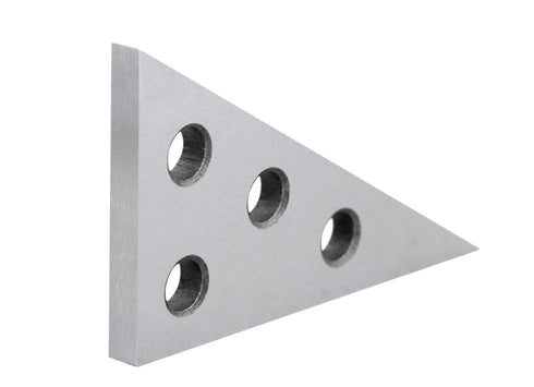 Accusize Industrial Tools 2 Pcs Solid Angle Plate Set - 30-60-90 Deg and 45-45-90 Deg