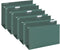 HERKKA Extra Capacity Hanging File Folders, 30 Pack Reinforced Legal Size with 3 Inch Expansion, Green