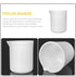 Plastic Graduated Beaker Lab Beaker, 250ML Measuring Liquid Container with Handle and Spout