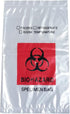 Biohazard Specimen Bags, 100pcs 6x9in with Ziplock Top and Outside Pocket Paperwork Pouch