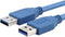 OMNIHIL 3.0 High Speed USB-A to USB-A Compatible withUNI-T UTD2052CEX 7inch 2-Channel