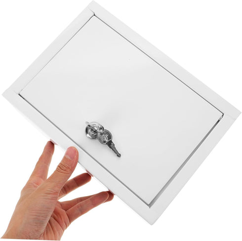 Mailbox PRETYZOOM Locking Milk Storage Container Wall-Mounted Box for Home Office