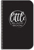 BookFactory Little Black Book, Pocket Address Book, Mini Black Address Book - 100 Pages, 3.5'' x 5.25''