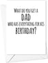 Designing Moments Pregnancy Announcement Card for Dad, Grandpa Baby Reveal Card Birthday Gift from
