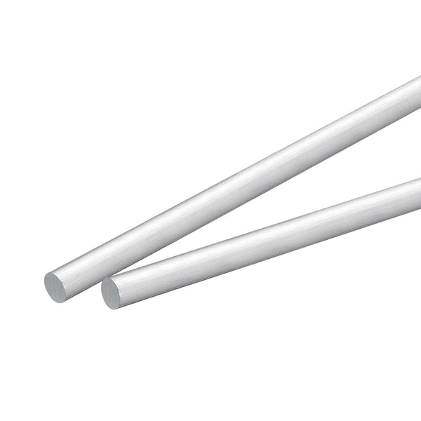 uxcell 2Pcs 9/16"(15mm) Dia Round Aluminum Rod, 13"(330mm) Long 6061 Solid Lathe Bar Stock for DIY Crafts