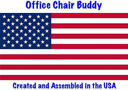 Office Chair Buddy XL, Fix Your Sinking Chair in Minutes, Up to 8 Inches Height Settings, No Tools Needed - Black