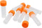 uxcell 5ml Conical Bottom Graduated Plastic Vial Tube w Screw Caps 10 Pcs