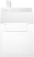 LUXPaper Square Invitation Envelopes | 3 1/4" x 3 1/4" | White Linen | 50 Qty | Peel & Press | 80lb. Text