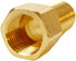 Hooshing 1/2" Male to 1/2" Female Straight Thread Brass Extension Pipe Fitting for Tub Spout/Shower, 1.97 Inch