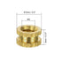 uxcell 100Pcs Knurled Insert Nuts M3 x 3mm Length x 5mm OD Female Thread Brass Threaded Insert for 3D Printer