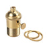 Superdream E26 E27 Bulbs, (1 Pack) Brass Screw Thread DIY Light Socket Vintage Copper Edison Retro Pendant Lamp Holder
